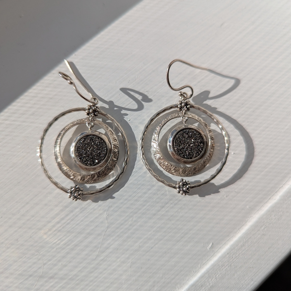 Michael Dawkins Druzy Earrings